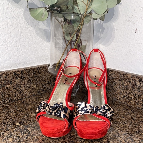 Bebé platform heels leather suede - Picture 2 of 6